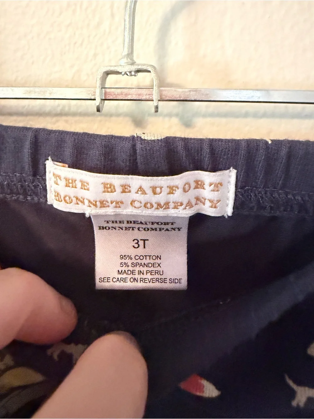 The Beaufort Bonnet Company Navy Animal Print Leggings